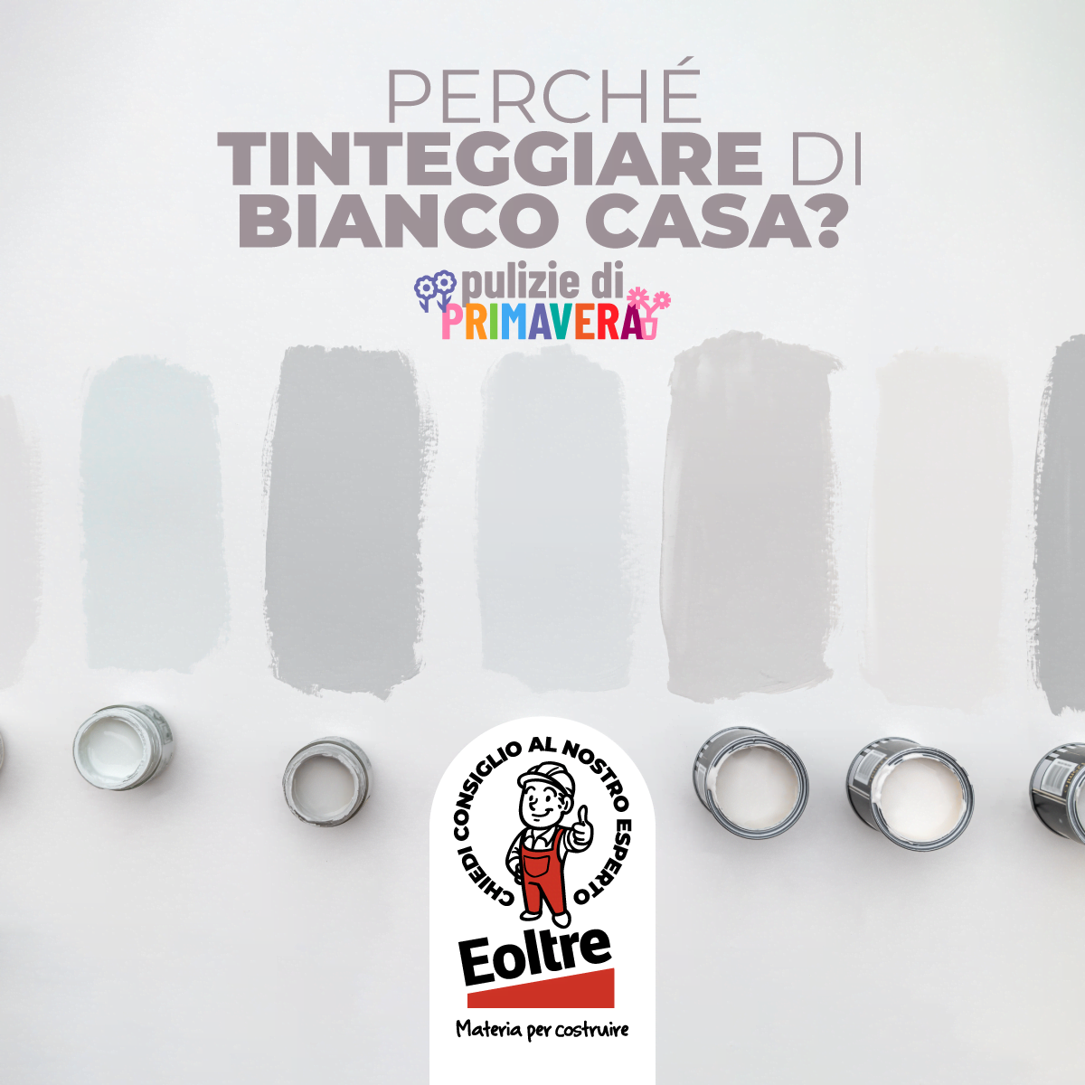 Perché tinteggiare di bianco casa?