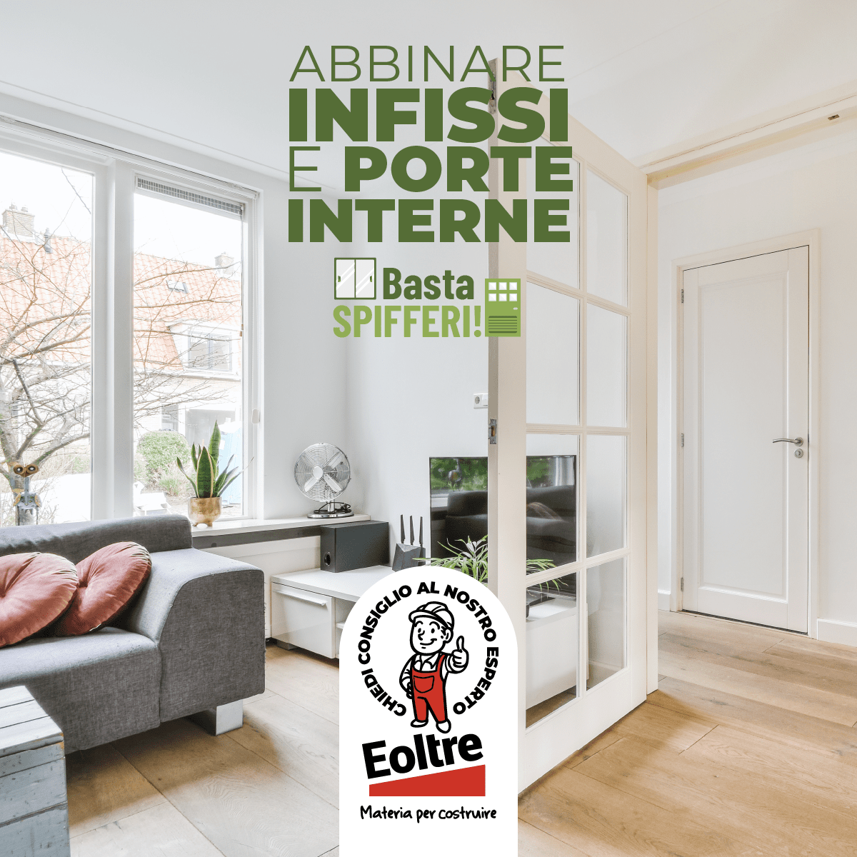 Abbinare infissi e porte interne